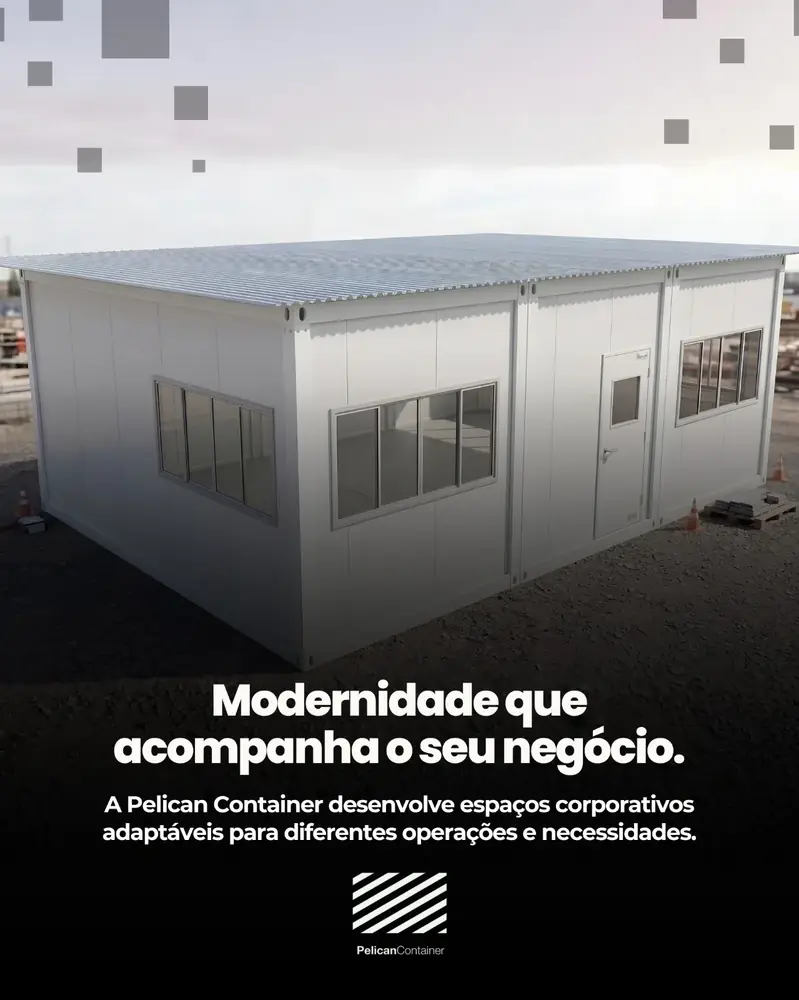 Modernidade que acompanha o seu negócio.