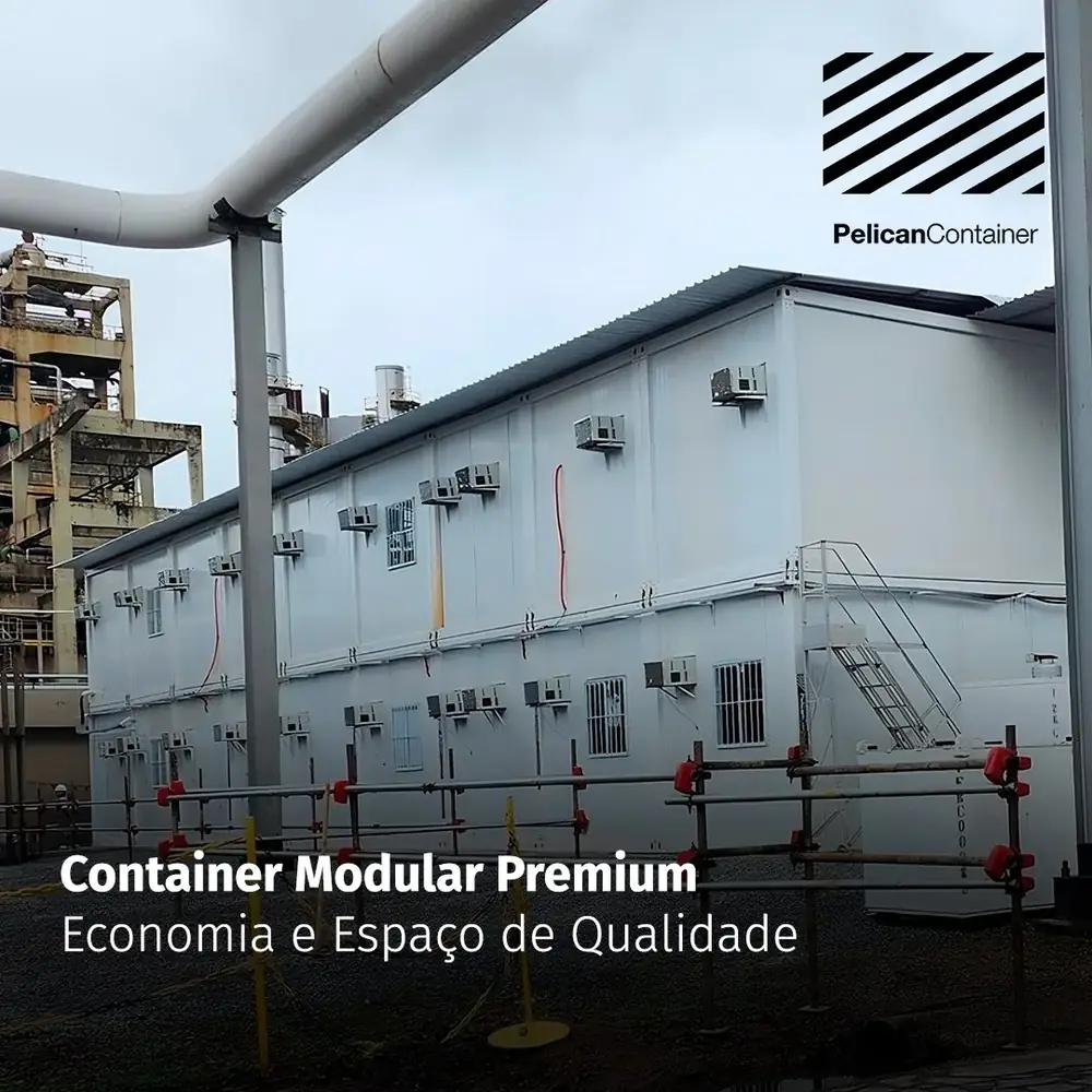 Container Modular Premium: Economia e Espaço de Qualidade