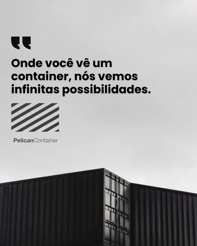 Onde você vê um container, nós vemos infinitas possibilidades.